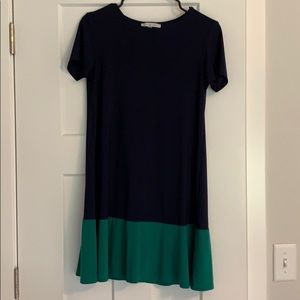 Beautiful dark blue dress, size small!